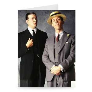 Stephen Fry and Hugh Laurie   Greeting Card (Pack of 2)   7x5 inch 