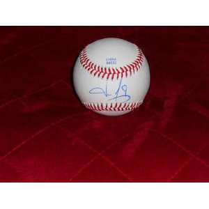 Jason Giambi Autographed Baseball   Autographed Baseballs