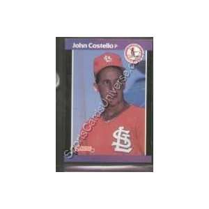 1989 Donruss Regular #518 John Costello, St. Louis Cardinals Baseball 