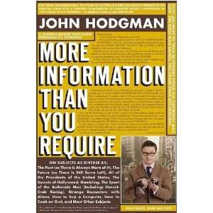   Information Than You Require (Hardcover) John Hodgman (Author) Books