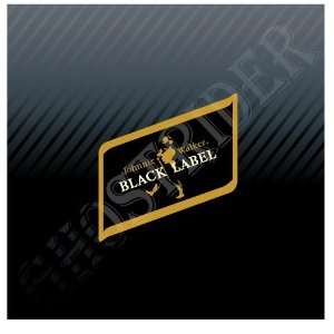 Johnnie Walker Black Label Scotch Whisky Car Trucks Sticker Decal