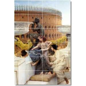 Lawrence Alma Tadema Historical Floor Tile Mural 29  24x36 using (24 