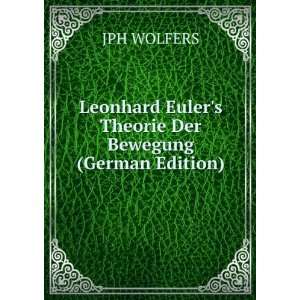 Leonhard Eulers Theorie Der Bewegung (German Edition) JPH WOLFERS 