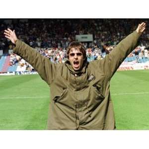 Liam Gallagher at Manchester City V Portsmouth Match, Maine Road 
