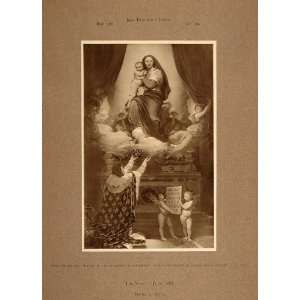  1905 Photogravure Vow of Louis XIII Ingres Virgin Mary 
