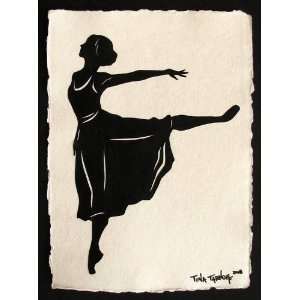   Papercut Art   Dancer Margot Fonteyn Silhouette