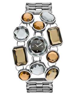 GUESS Watch, Womens Crystal Cascade Bracelet U16520L2   Guess Watches 