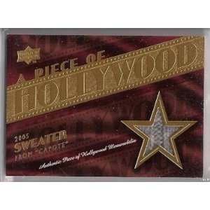  PHILIP SEYMOUR HOFFMAN PIECE OF HOLLYWOOD COSTUME CARD 