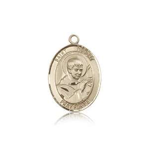 14kt Gold St. Saint Robert Bellarmine Medal 1 x 3/4 Inches 7096KT No 
