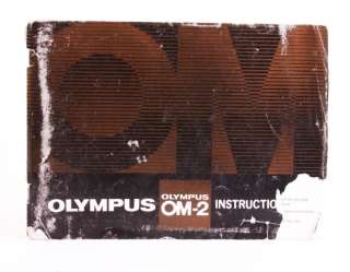Original Olympus OM 2 Film Camera Instruction Manual  