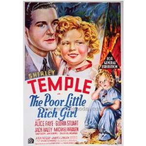  Poor Little Rich Girl (1936) 27 x 40 Movie Poster Style A 
