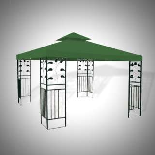10 x 10 Replacement Gazebo Canopy Top Cover Patio 2 Tier Tent 