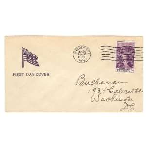 Scott #774 Brady Buchanan (102)First Day Cover; Flag First Day Cover 