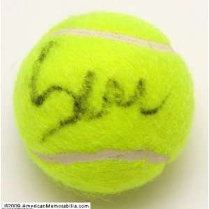 Serena Williams Hand Signed Autographed Tennis Ball