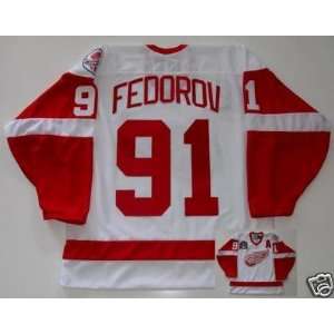 SERGEI FEDOROV Detroit Red Wings Jersey 1998 CUP PATCH