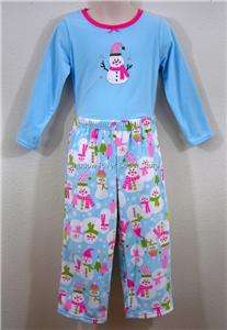 New Girls CARTERS Blue Christmas Fleece Pajama Set PJs  