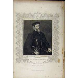 C1850 Portrait Sir Thomas Gresham Engraving Robinson