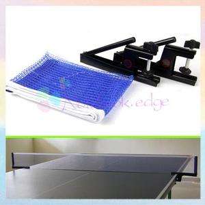 Folding Table Tennis Ping Pong Net and Clamp Post Stand  