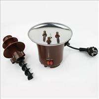 The elegant 3 Tier Chocolate Fondue Fountain is the ultimate accessory 