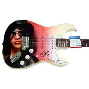  Velvet Revolver Slash Autographed Airbrush Fender Guitar 