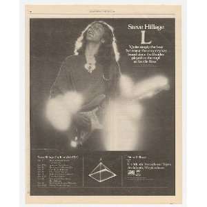  1977 Steve Hillage L Album & Tour Promo Print Ad (Music 