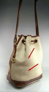 DOONEY BOURKE VTG Lrg AWL Bucket Bag $300+ CMP Drawstring USA Made 