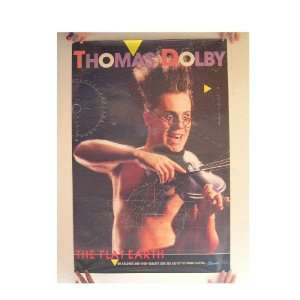 Thomas Dolby Poster The Flat Earth Mad Scientist