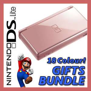   Nintendo DS Lite NDSL Game Console System + GIFTS 0045496718138  