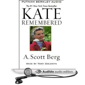   Remembered (Audible Audio Edition) A. Scott Berg, Tony Goldwyn Books