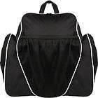new black soccer bag backpack back pack w seperate ven
