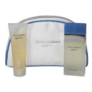 Dolce and Gabbana Light Blue by Dolce and Gabbana for Women Gift Set,3 