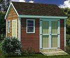 10x12 Shed Plans  How To Build Guide   Step By Step   Garden / Utility 