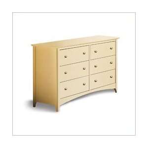   The Charmer 6 Drawer Small Double Dresser: Furniture & Decor