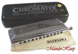 MandoHarp   Suzuki Chromatic Harmonica   SCX 48 Chromatix 12 Hole