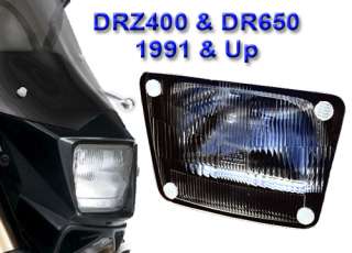 Suzuki Drz400 91   11 Headlight Guard Lens Cover Shield  