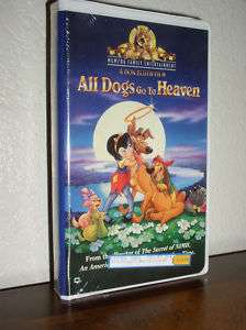 All Dogs Go to Heaven (VHS,NEW,ClamShell 027616511935  