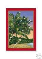 18 TROPICAL Palm Ocean Christmas HOLIDAY CARD cards  