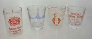 Lot of 16 novelty, advertising and decorative shot glasses   Iowa 