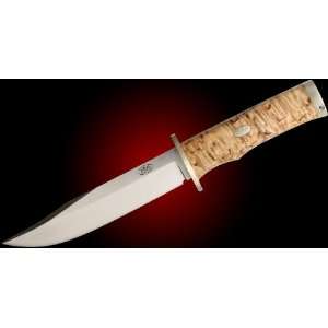  Fallkniven Krut 277mm Total Length Curly Birch Blade 