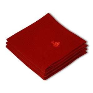  Fiesta Scarlet 18 Solid Dishcloths, Set of 3