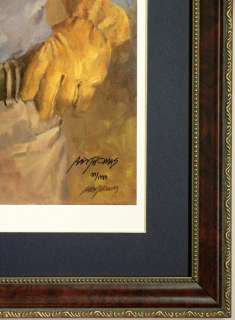 Reagan by Andy Thomas Signed Paper Giclee Print FRAMED  