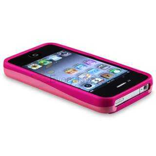   Cup Shape Pink+Green Case Cover For iPhone 4 G 4S Verizon Sprint AT&T