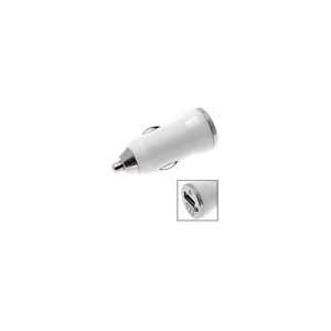  Apple Universal Mini USB Car Charger Adapter(White): Cell 