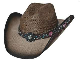 NEW Montecarlo Bullhide ENCHANTED Western Cowboy Hat Toyo Straw 