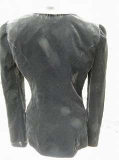 BEBE JACKET coat blacl velvet 186648 2 4 $189.  