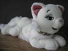Disneyland Large Cat White Plush Stuffed Toy Disney