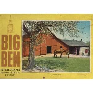  Vintage 1968 Big Ben 1000 Piece Puzzle Titled 21 Boyhood 