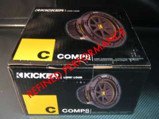 NEW 2010 Kicker Comp8 C8 4 ohm subwoofer sub 10C8 8 N  