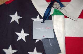 NEW Tommy Hilfiger Limited Edition 6 of 50 American Flag Rugby Shirt 