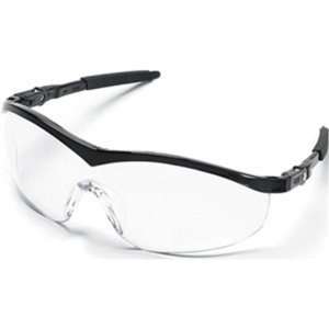  Storm Safety Glasses Black Frame Clear NEW